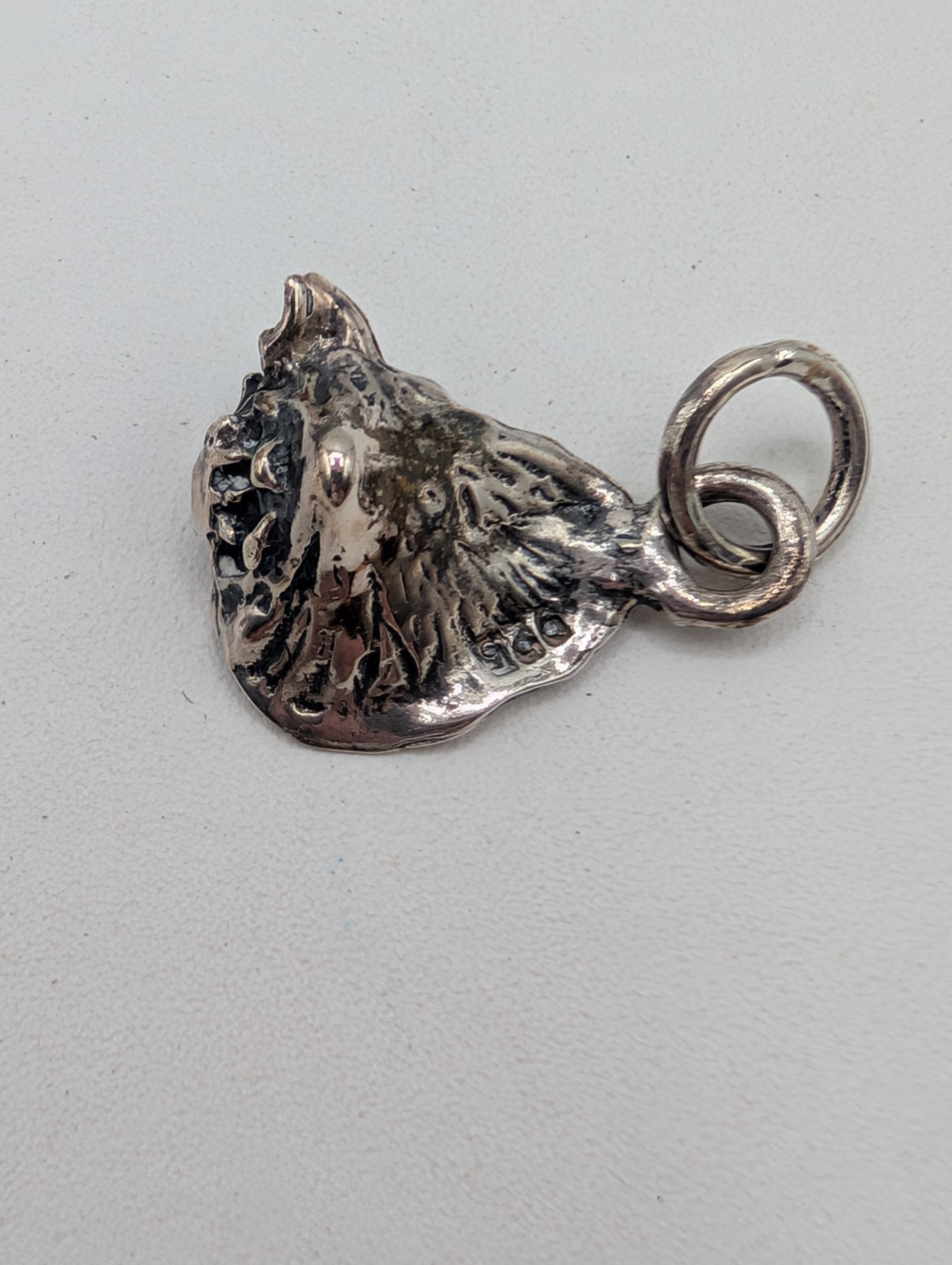 Solid 925 Sterling Silver Conch Shell Necklace Pe… - image 4