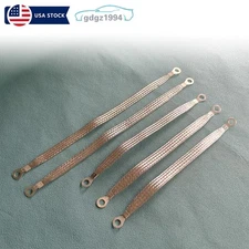 5× Universal Automotive Ground Strap Tinned Copper Car Engine Ground Strap Cable