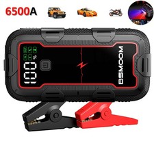 Avviatore Auto 12V 6500A Jump Starter 12800mAh LCD LED Benzina/Diesel