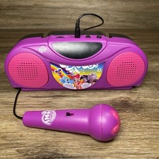 My Little Pony Portable FM Radio Karaoke Purple  Pink With Microphone UNTESTED