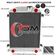 4-row Aluminum Radiator For 1930 31 Ford Model A Flathead Flat Head V8 Engine 4-row Aluminum Radiator For 1930 31 Ford Model A Flathead Flat Head V8 Engine