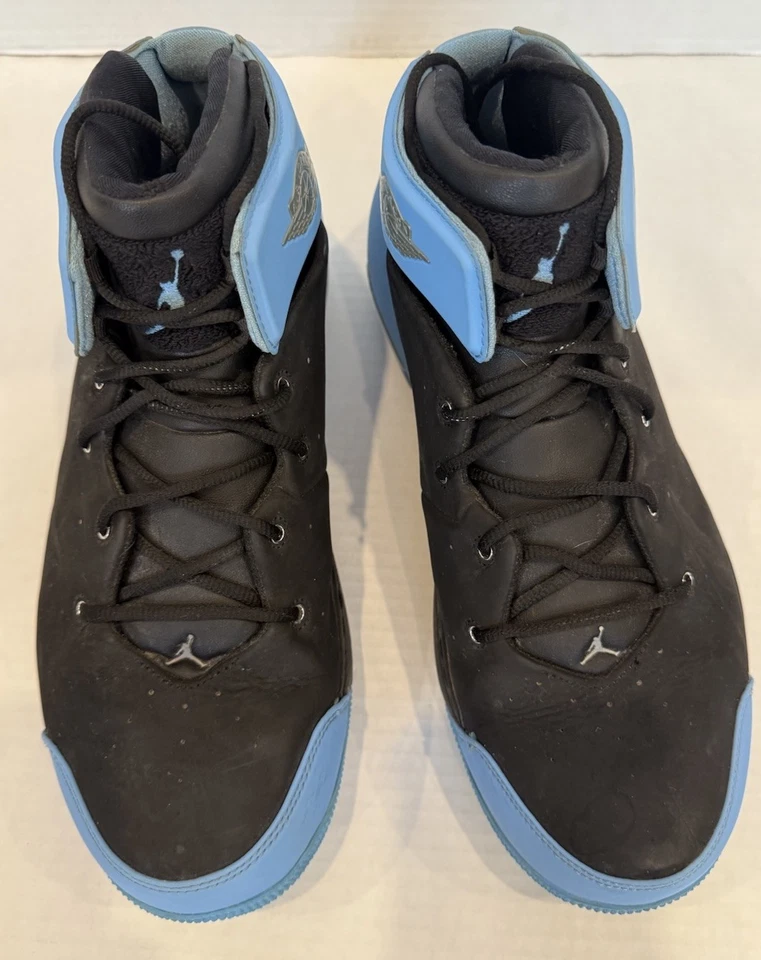 Кроссовки баскетбольные мужские Air Jordan Melo 1,5 черные серебристые синие размер 10 - Изображение 3 из 4