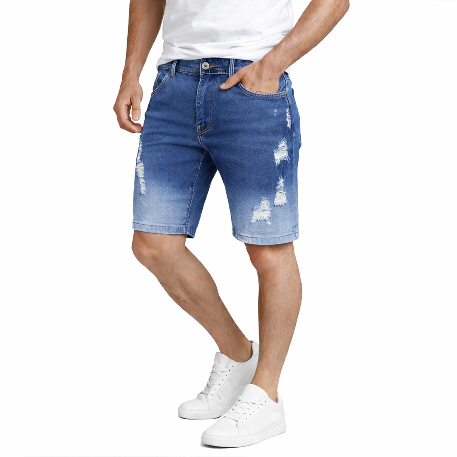 Men&rsquo;s Jean Shorts with Multiple Styles In Modern-Fit (Size- 30-42)