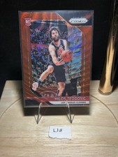 2018-19 Panini Prizm #214 Milos Teodosic Ruby Wave Rookie Card RC. rookie card picture