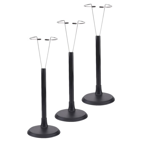 3 Pcs Doll Stand Action Figure Display Holder Baby Adjustable Displaying