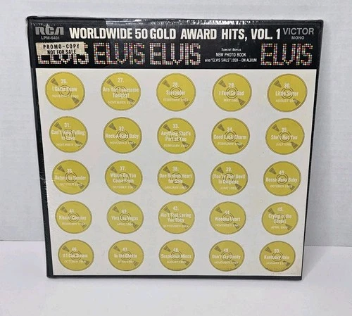 Elvis Presley Worldwide 50 Gold Award Hits Vol. 1, 4 LP Vinyl NEW Mono Promo