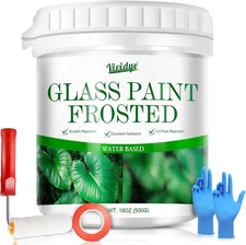 Frosted Glass Spray Paint for Window Privacy - 18oz Frosted Window Film, DIY Gla