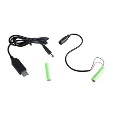 USB 5V to 3V LR03 Battery Eliminators Dummy Battery Power Cable for Toy Control