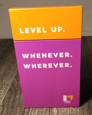 Level Up RN Flashcards box for studying 