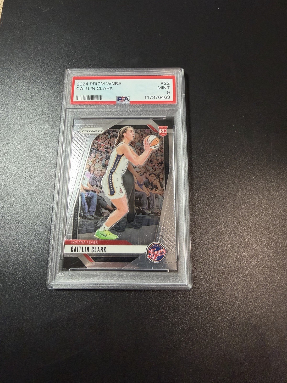 Caitlin Clark **ROOKIE PRIZM CARD** PSA9 MINT GRADE! 🔥