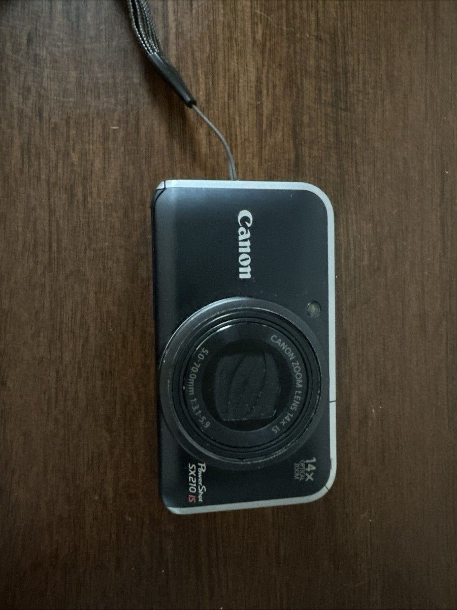 Canon PowerShot SX210 IS 14.1MP Digital Camera - Black for