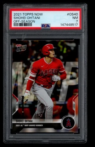 2021 Topps Now Off-Season MVP Shohei Ohtani PSA 7 #OS-40 517