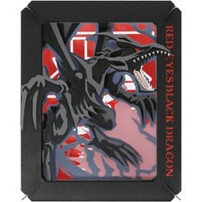 Yu-Gi-Oh! Red-Eyes Black Dragon Paper Theater Craft Toy, Laser-Cut Paper Model