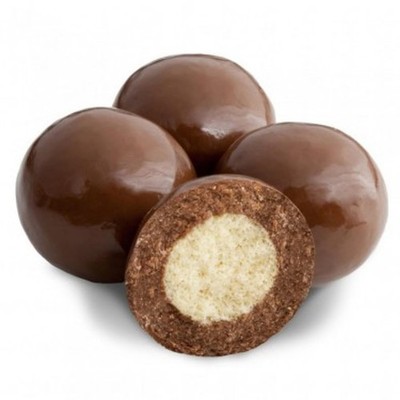 Tripple Dipped Milk chocolate Malt Balls Premium Quality - 1-lb by Nuts N More