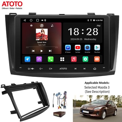 for Mazda 3 2010-2013 2DIN Car Stereo Radio Receiver Android Auto Carplay 2+32G