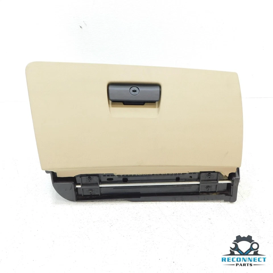 06-12 BMW 325i 328i 330i 335i M3 E90 Glove Box Compartment Assembly Beige OEM - Image 2 of 4