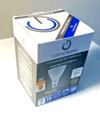 Green Creative Titanium Led Light Bulb Par30 12.5 Watt Series 4.0 3000k New