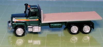 #ad #ad Menards Mack Limited Edition 1:64 Diecast Flatbed Truck Green Silver $29.00