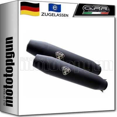 auspuff zugelassen edelstahl schwarz gpr fur honda cb 900 bold d'or 1983 83