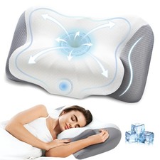 Effective Pain Relief Cervical Neck Pillow for Sleeping, Memory Foam Pillows ...