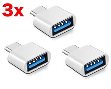 3x USB-C auf USB-A Adapter OTG Konverter USB ...