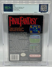 Final Fantasy Nintendo NES Oval SOQ Sealed New PSA 9.2 A Graded Square