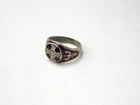 5077 WW2 WW1 POLISH RING SIGNET 1942 WHITE EAGLE POLAND