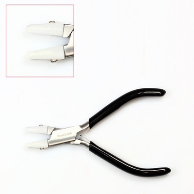 BeadSmith  Doppelt Nylon Kiefer Kette Nase Draht Glätten Zange mit Doppelt Feder