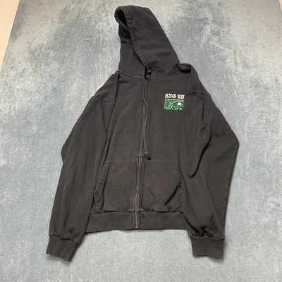 Parks Project Hoodie Men XL Black Big Sur Bridges Puff Print Cotton Fleece Lined