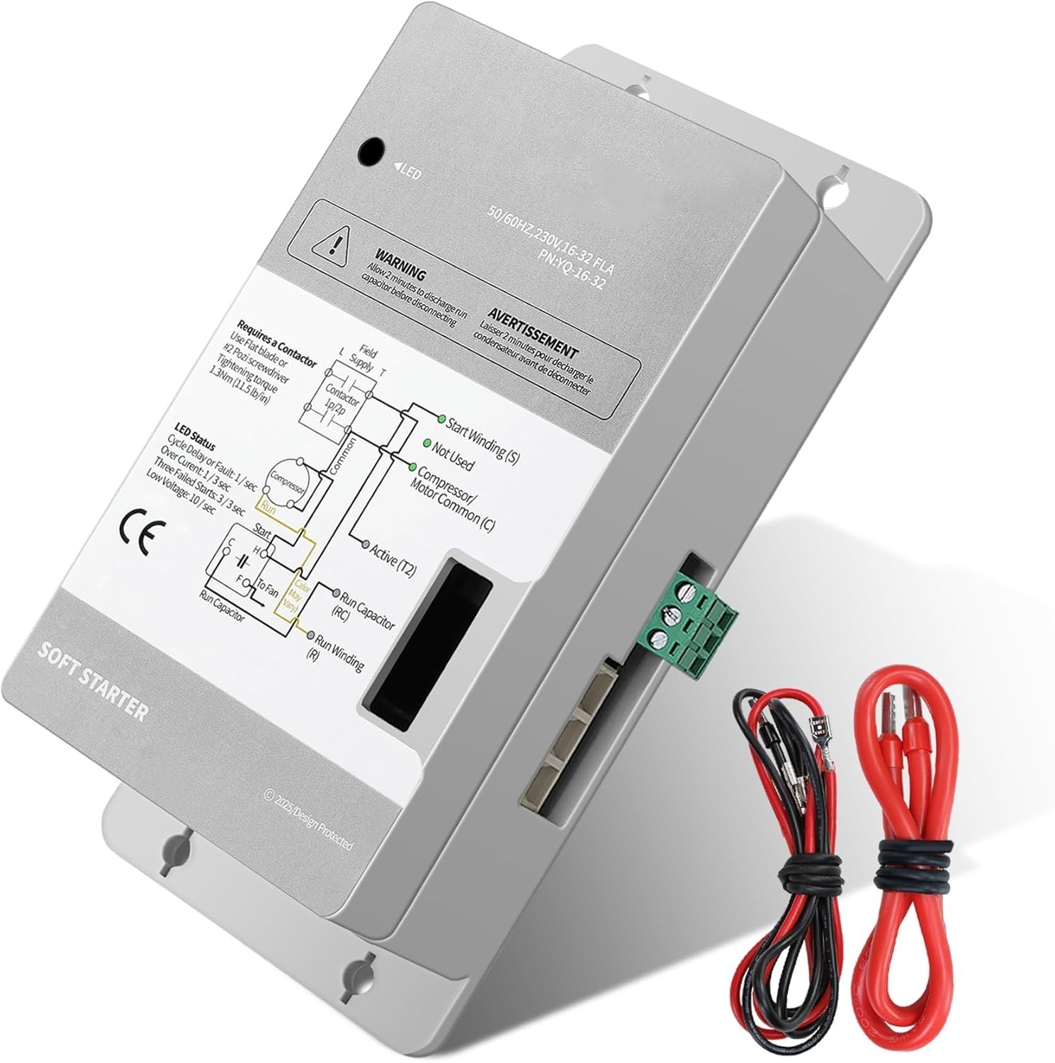 Soft Start Kit for Air Conditioner, 16-32A AC Soft Starter K