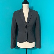 Calvin Klein 2P Dark Gray Two Button Blazer Jacket