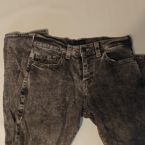 True Religion Ricky Relaxed Straight Jeans Distressed Stone Wash Men's 33x30 Y2K - Picture 5 of 5