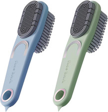 2 Pack Laundry Stain Brush Multi Cleaning Brush Double-Sided Soft Bristle Cleani