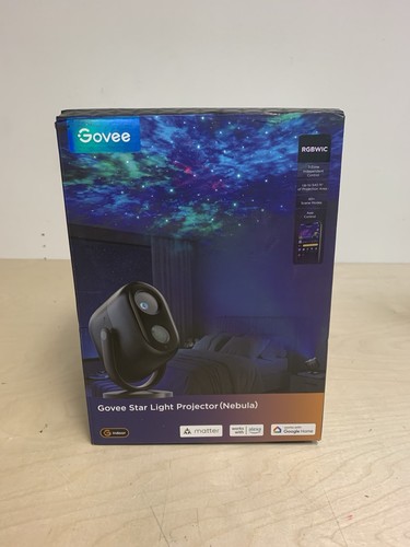 Govee Star Projector – LED Galaxy Light, 7-Zone Nebula, 50+ Scenes, White Noise