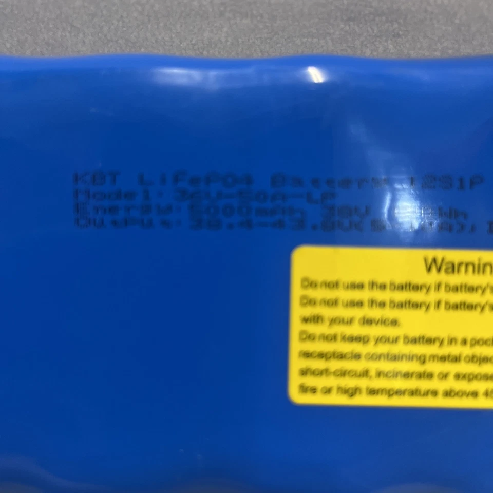 Ivy Lifep04 Battery 36v-50 Amp -With Charger - Image 2 of 4