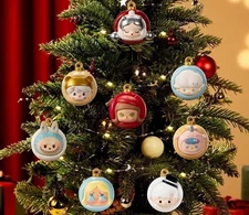 8 Pcs POP BEAN Christmas Ball Series Toy Gift Confirmed Blind Box Figure HOT