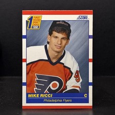 1990-91 Score - First Round Draft Choice Mike Ricci #433 (RC)