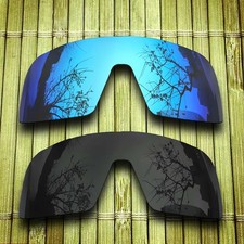 Black Blue Replacement Lens for-Oakley Sutro S OO9462 Polarized