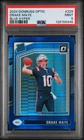 2024 PANINI DONRUSS OPTIC BLUE HYPER #229 DRAKE MAYE ROOKIE RC PSA 9
