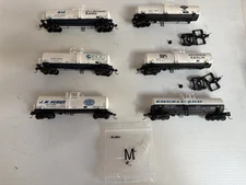 Atlas HO 1700 Series Single Dome Tank Car Lot of 6 -Needs Work-