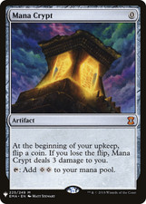Magic MTG - Mana Crypt - Mystery Booster - MINT/NMINT - EN