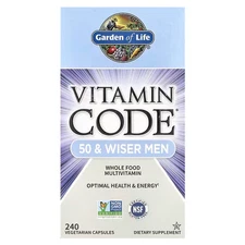 Garden Of Life Vitamin Code - 50 & Wiser Men 240 vcaps