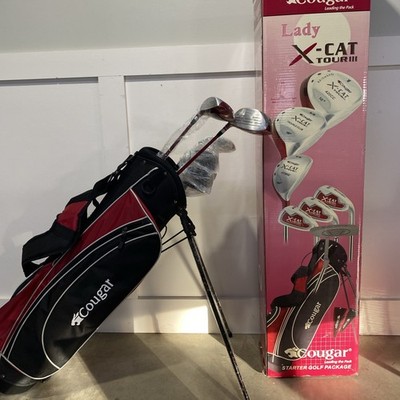 Cougar X-Cat Tour IIl Ladies Set ,P,5/6,7/8,9/W, Hybrid, 1,3/5 Woods (7 Clubs )
