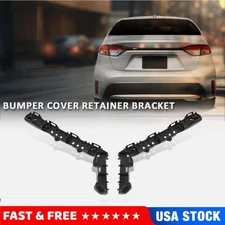 New Rear Bumper Cover Retainer Bracket Set Fit For 2020-2025 Toyota Corolla USA