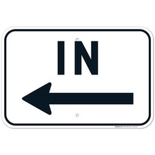 Left Arrow With In Sign,