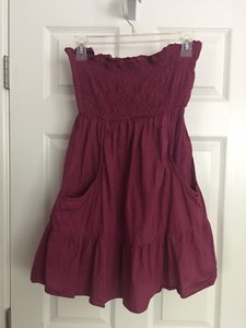 maroon sundress