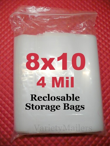 SMALL to EXTRA LARGE Clear Reclosable 4 MIL HEAVY DUTY Resealable Storage Bags - Picture 35 of 79