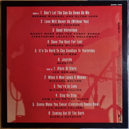 EX+ / George Michael, Boyz II Men, Roxette, Bon Jovi... Hot No 1 Hits Korea LP - Picture 2 of 4