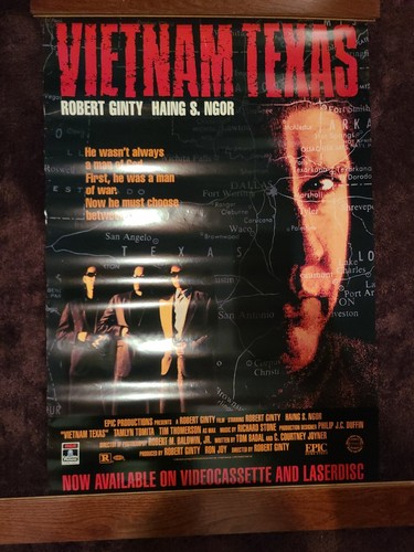 Vietnam Texas Movie Poster Staring Robert Ginty Haing S. Ngor