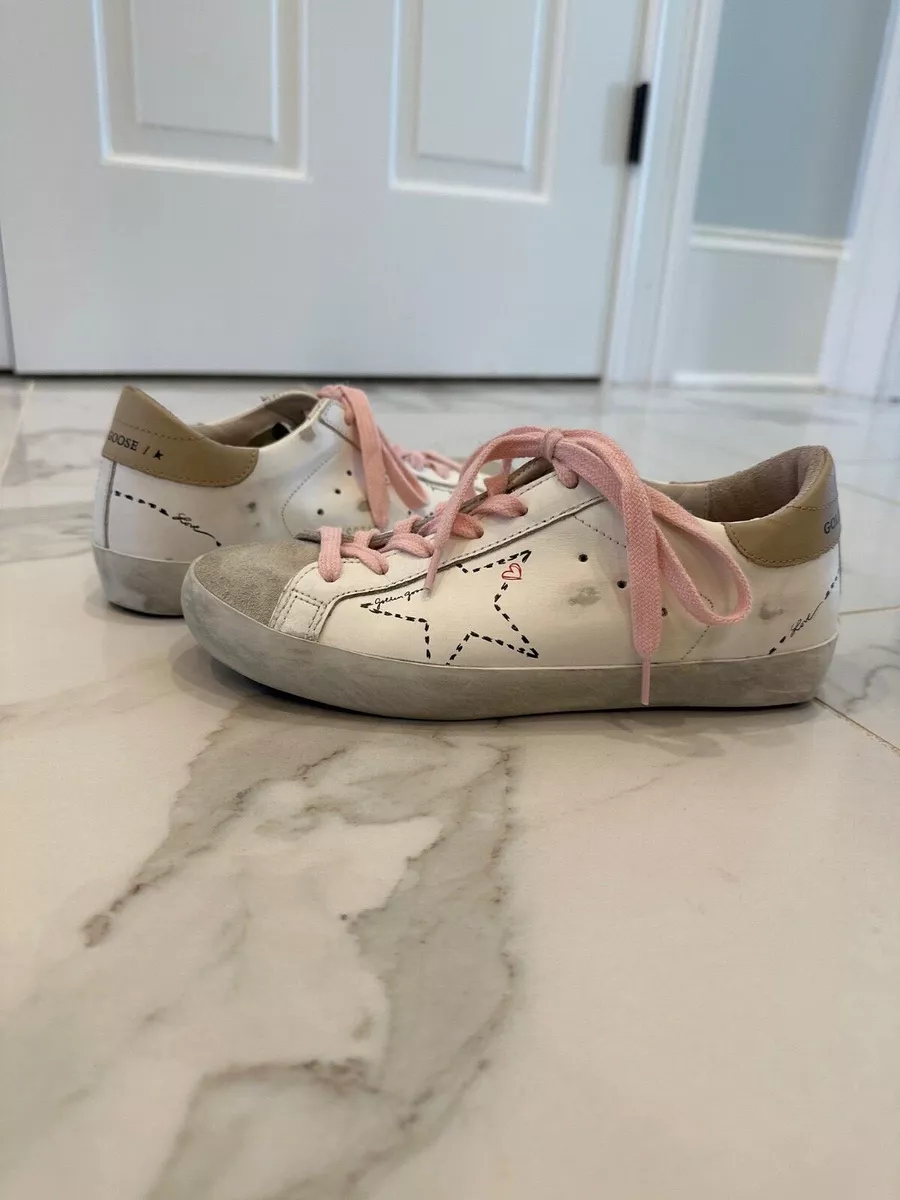 golden goose super - star sneakers size 35